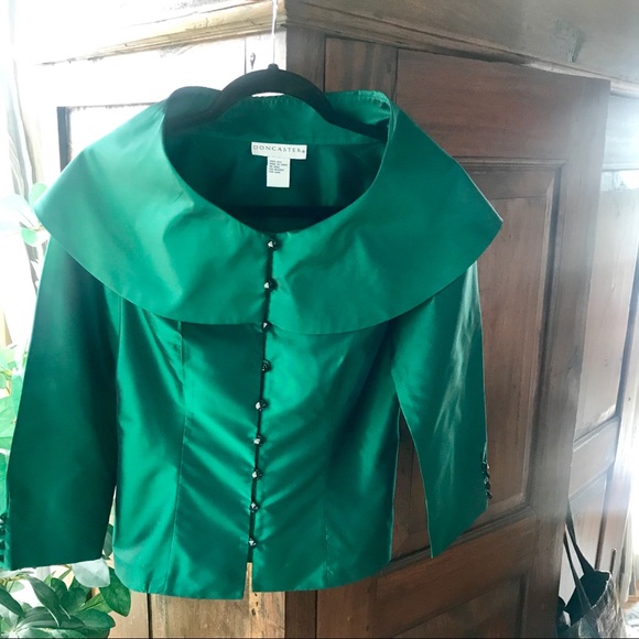 DONCASTER , 100% silk Evening Jacket ! STUNNING 😎 - Picture 7 of 14